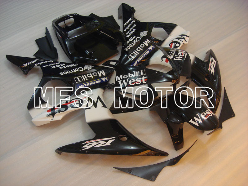 Yamaha YZF-R6 2005 Injection ABS Fairing - West - White Black - MFS3649 - Fairings Kit