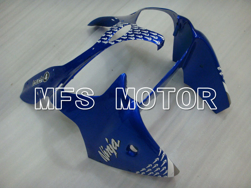 Kawasaki NINJA ZX6R 2000-2002 Injection ABS Fairing - Factory Style - Black Blue - MFS3650 - Fairings Kit