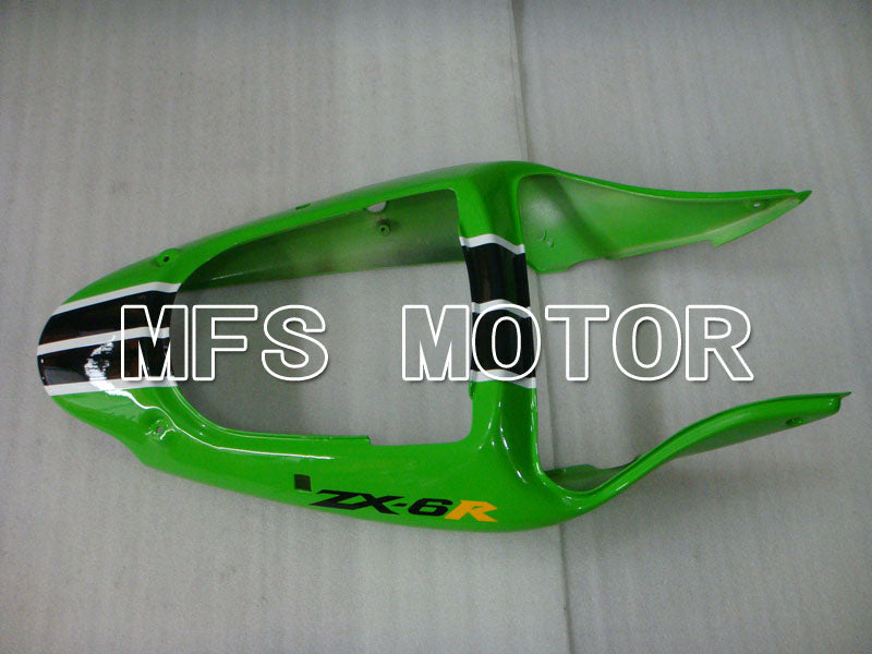 Kawasaki NINJA ZX6R 2000-2002 Injection ABS Fairing - Factory Style - Black Green White - MFS3652 - Fairings Kit