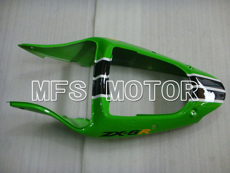 Kawasaki NINJA ZX6R 2000-2002 Injection ABS Fairing - Factory Style - Black Green White - MFS3652 - Fairings Kit