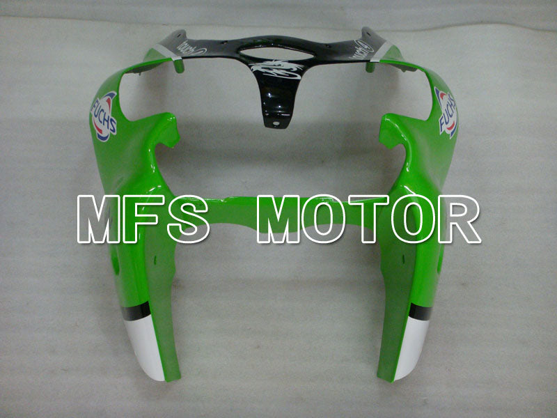 Kawasaki NINJA ZX6R 2000-2002 Injection ABS Fairing - Factory Style - Black Green White - MFS3652 - Fairings Kit