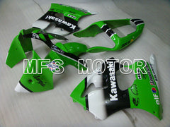 Kawasaki NINJA ZX6R 2000-2002 Injection ABS Fairing - Factory Style - Black Green White - MFS3652 - Fairings Kit