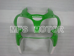 Kawasaki NINJA ZX6R 2000-2002 Injection ABS Fairing - Flame - Black Green - MFS3660 - Fairings Kit