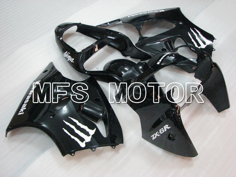 Kawasaki NINJA ZX6R 2000-2002 Injection ABS Fairing - Monster - Black - MFS3667 - Fairings Kit