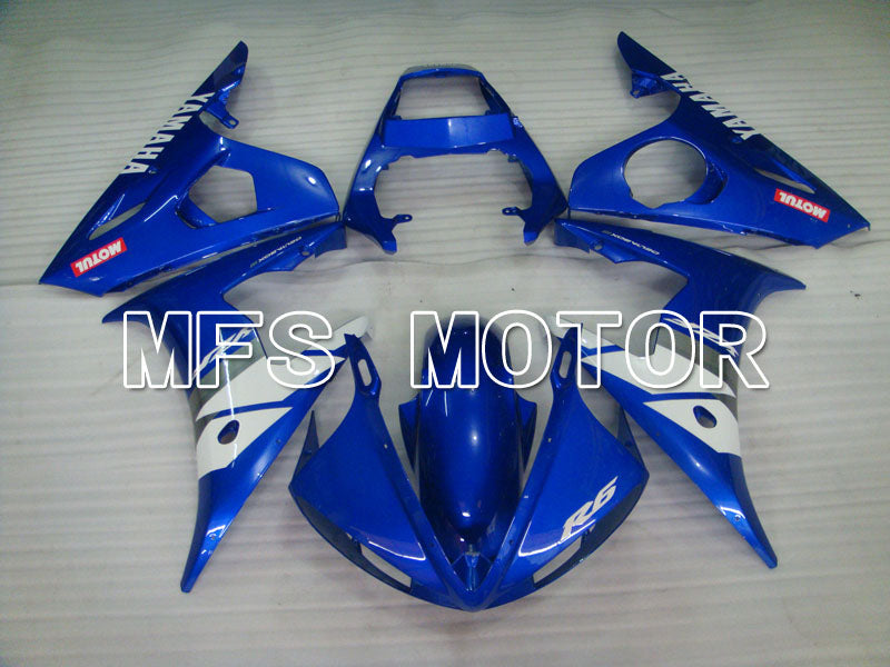 Yamaha YZF-R6 2005 Injection ABS Fairing - MOTUL - Blue White - MFS3690 - Fairings Kit