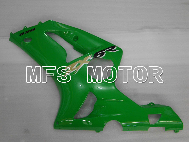 Kawasaki NINJA ZX6R 2003-2004 Injection ABS Fairing - Factory Style - Green - MFS3694 - Fairings Kit