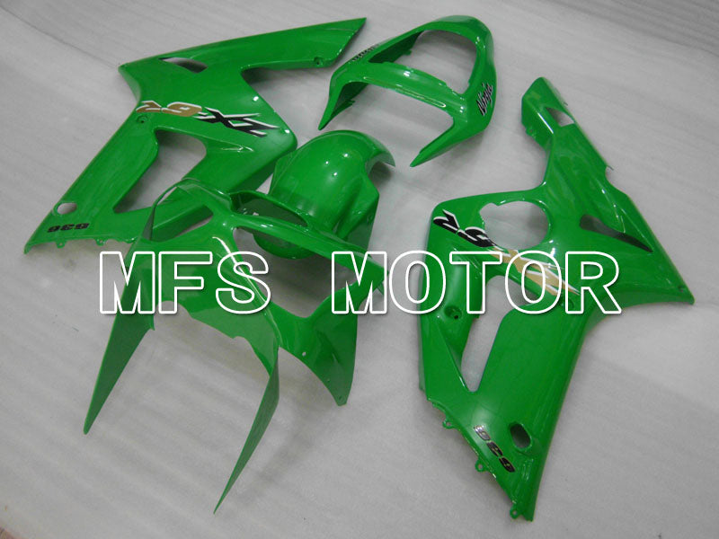 Kawasaki NINJA ZX6R 2003-2004 Injection ABS Fairing - Factory Style - Green - MFS3694 - Fairings Kit