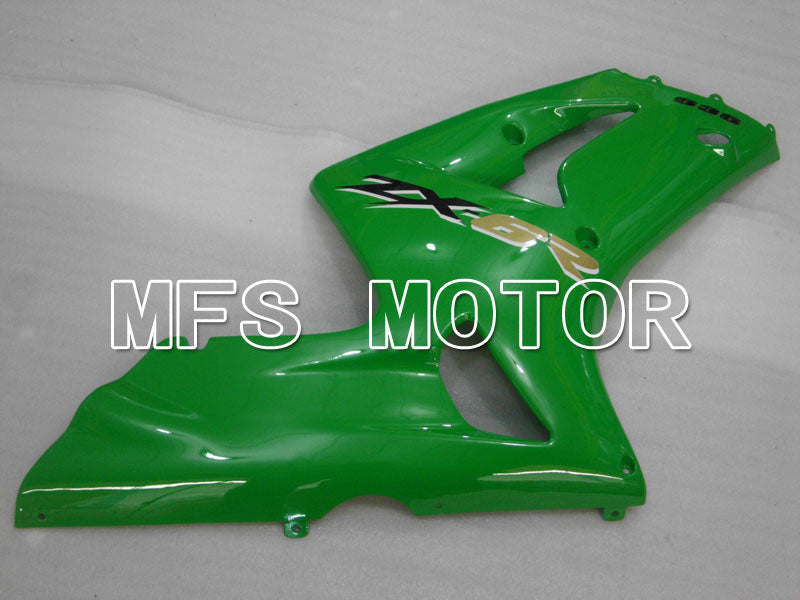 Kawasaki NINJA ZX6R 2003-2004 Injection ABS Fairing - Factory Style - Green - MFS3694 - Fairings Kit