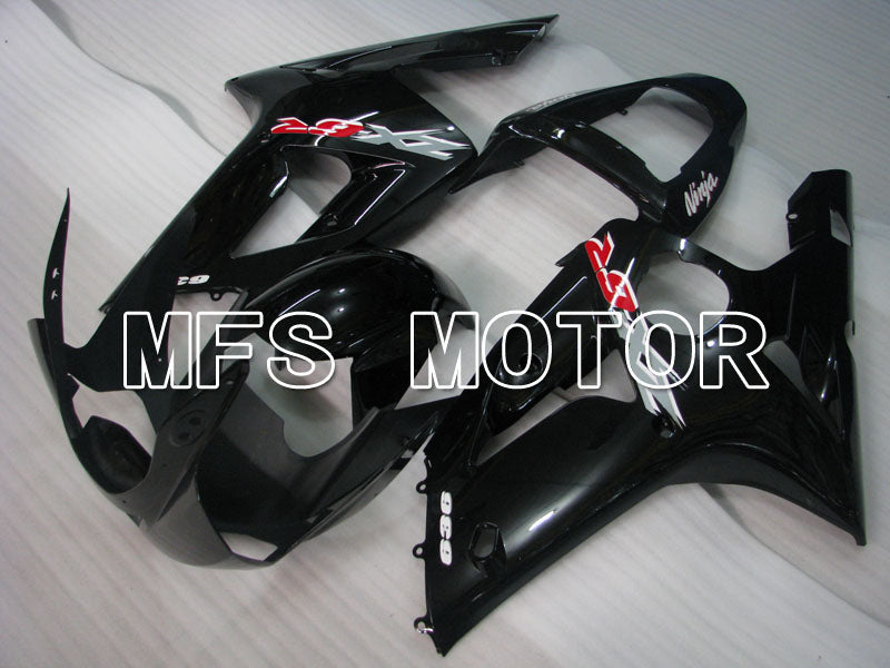 Kawasaki NINJA ZX6R 2003-2004 Injection ABS Fairing - Factory Style - Black - MFS3698 - Fairings Kit