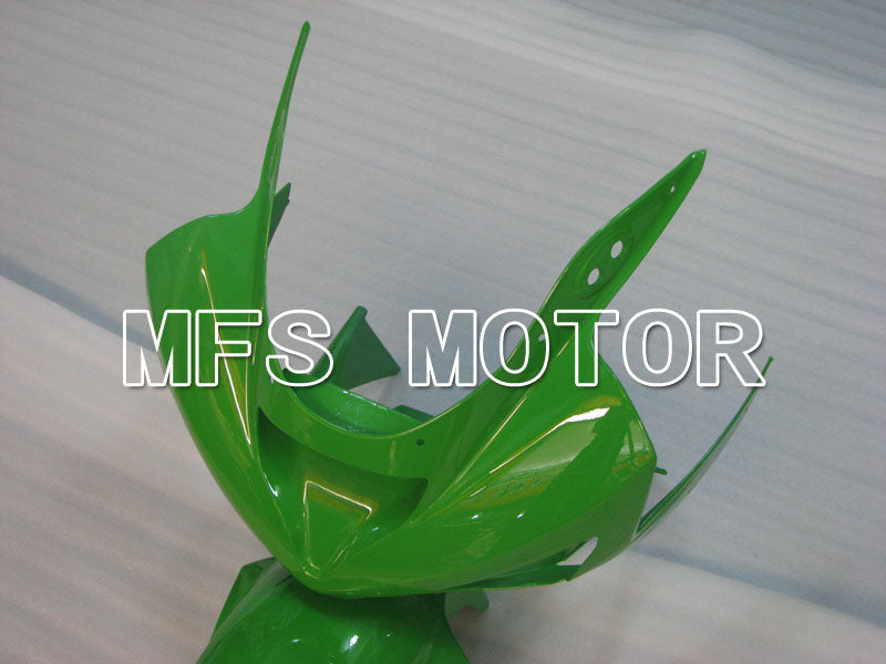 Kawasaki NINJA ZX6R 2003-2004 Injection ABS Fairing - Factory Style - Black Green - MFS3705 - Fairings Kit