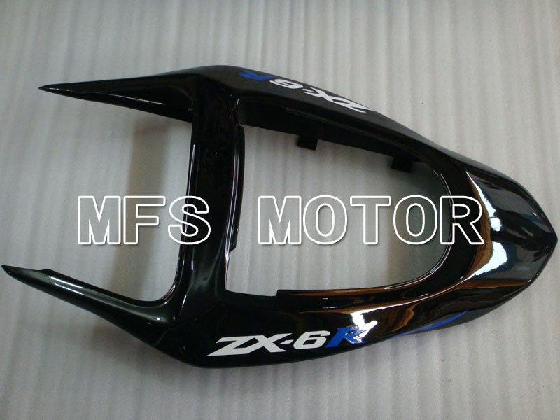 Kawasaki NINJA ZX6R 2003-2004 Injection ABS Fairing - Flame - Black Blue - MFS3710 - Fairings Kit