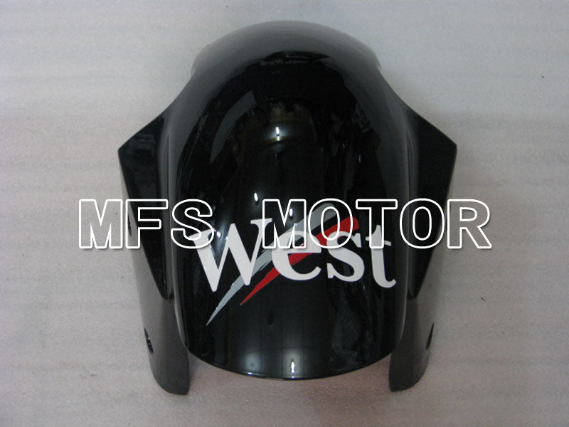 Kawasaki NINJA ZX6R 2003-2004 Injection ABS Fairing - West - Black White - MFS3720 - Fairings Kit