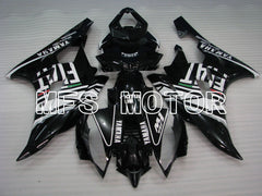 Yamaha YZF-R6 2006-2007 Injection ABS Fairing - FIAT - Black White - MFS3745 - Fairings Kit