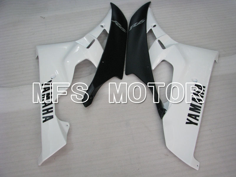 Yamaha YZF-R6 2006-2007 Injection ABS Fairing - Factory Style - White Black Matte - MFS3756 - Fairings Kit