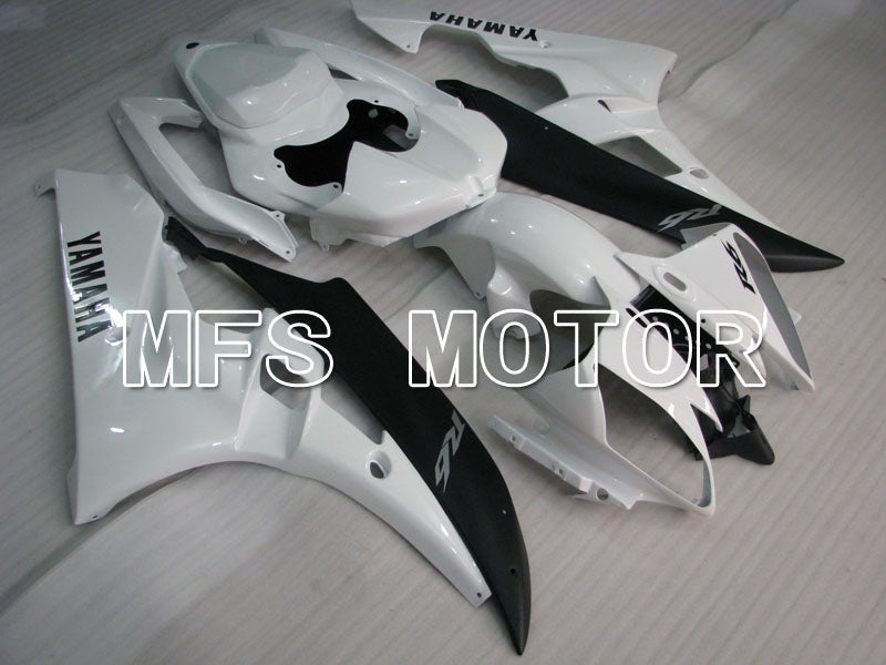 Yamaha YZF-R6 2006-2007 Injection ABS Fairing - Factory Style - White Black Matte - MFS3756 - Fairings Kit