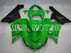 Kawasaki NINJA ZX6R 2005-2006 Injection ABS Fairing - Factory Style - Green - MFS3762 - Fairings Kit