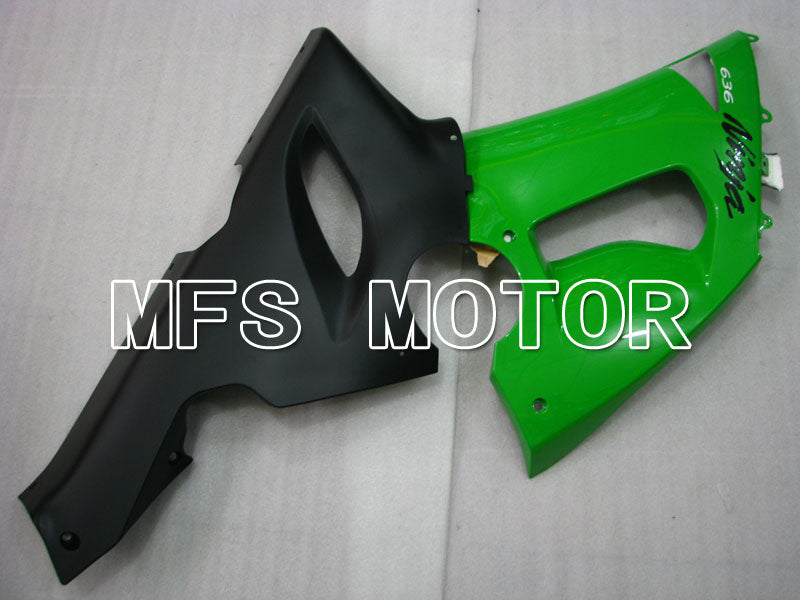 Kawasaki NINJA ZX6R 2005-2006 Injection ABS Fairing - Factory Style - Green - MFS3762 - Fairings Kit
