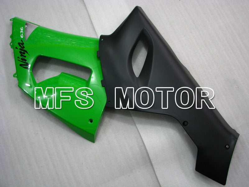 Kawasaki NINJA ZX6R 2005-2006 Injection ABS Fairing - Factory Style - Green - MFS3762 - Fairings Kit