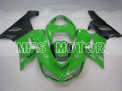 Kawasaki NINJA ZX6R 2005-2006 Injection ABS Fairing - Factory Style - Green - MFS3768 - Fairings Kit