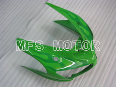 Kawasaki NINJA ZX6R 2005-2006 Injection ABS Fairing - Flame - Green - MFS3772 - Fairings Kit