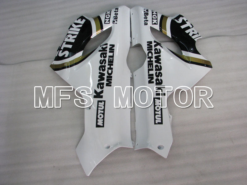 Kawasaki NINJA ZX6R 2005-2006 Injection ABS Fairing - Lucky Strike - Black White - MFS3773 - Fairings Kit