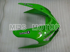 Kawasaki NINJA ZX6R 2005-2006 Injection ABS Fairing - Others - Black Green - MFS3783 - Fairings Kit