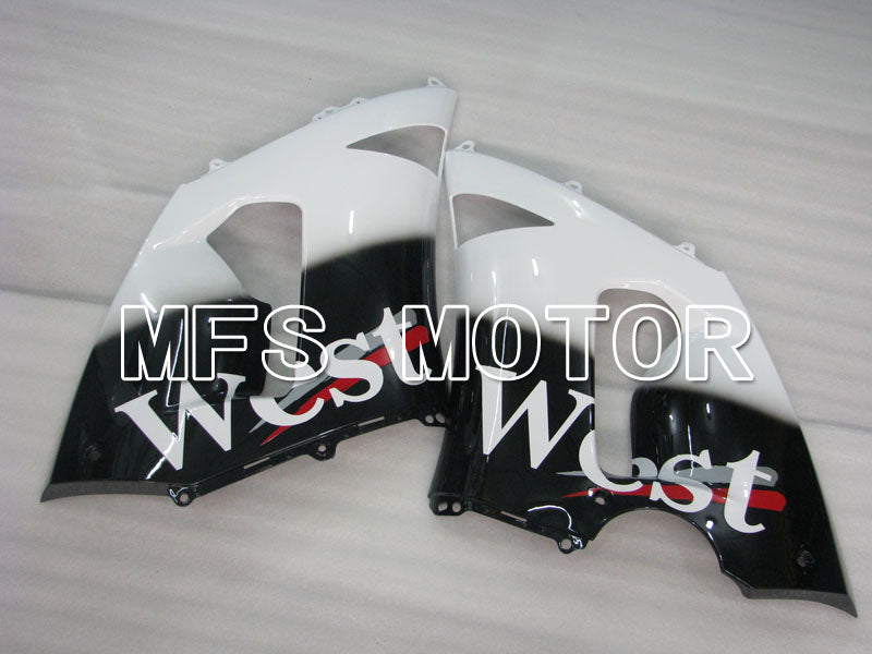 Kawasaki NINJA ZX6R 2005-2006 Injection ABS Fairing - West - Black White - MFS3787 - Fairings Kit