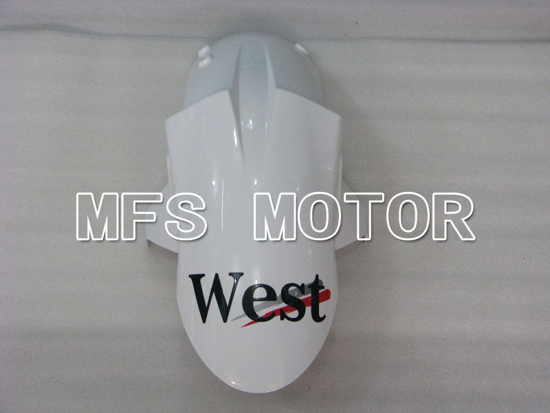 Kawasaki NINJA ZX6R 2005-2006 Injection ABS Fairing - West - Black White - MFS3787 - Fairings Kit