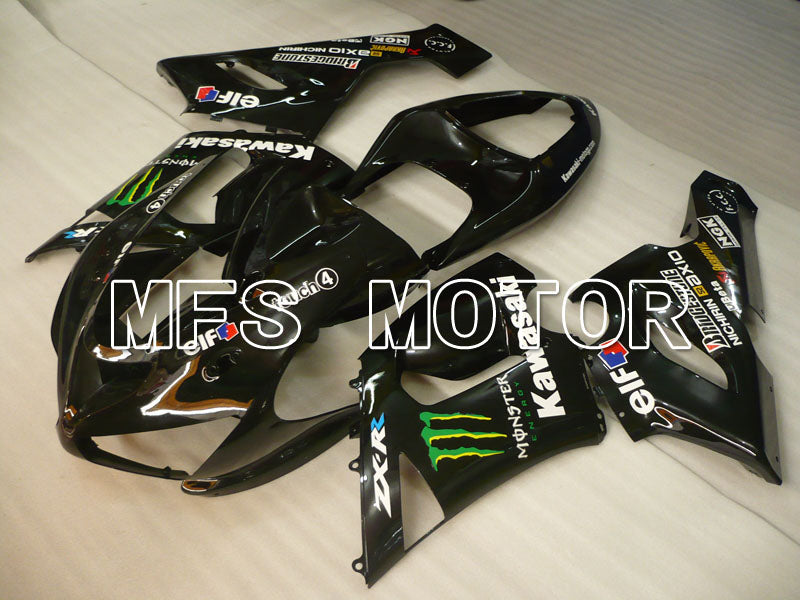 Kawasaki NINJA ZX6R 2005-2006 Injection ABS Fairing - Monster - Black - MFS3799 - Fairings Kit