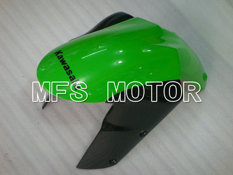 Kawasaki NINJA ZX6R 2005-2006 Injection ABS Fairing - Monster - Black Green - MFS3804 - Fairings Kit
