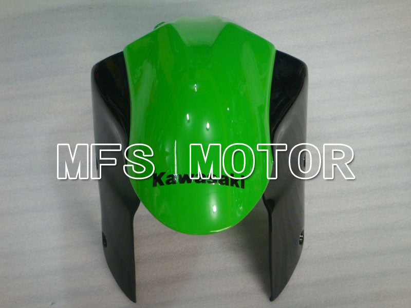 Kawasaki NINJA ZX6R 2005-2006 Injection ABS Fairing - Monster - Black Green - MFS3804 - Fairings Kit