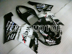 Kawasaki NINJA ZX6R 2005-2006 Injection ABS Fairing - West - Black White - MFS3814 - Fairings Kit