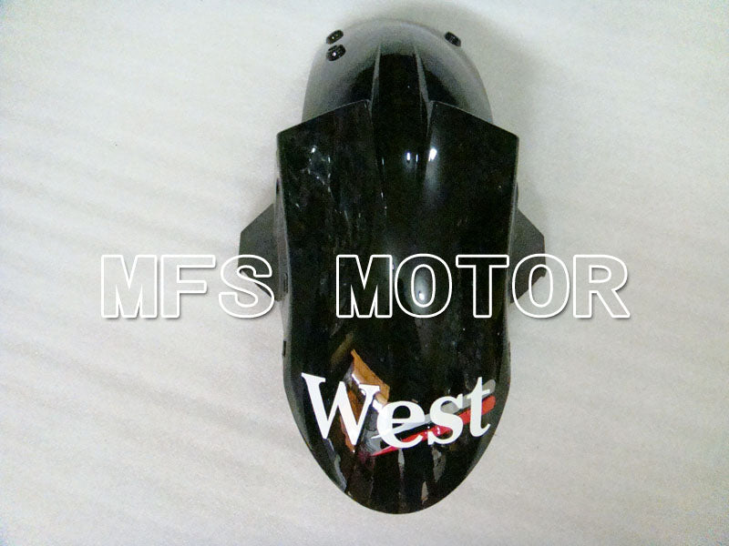 Kawasaki NINJA ZX6R 2005-2006 Injection ABS Fairing - West - Black White - MFS3814 - Fairings Kit