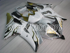 Yamaha YZF-R6 2008-2016 Injection ABS Fairing - Flame - Gold White - MFS3818 - Fairings Kit