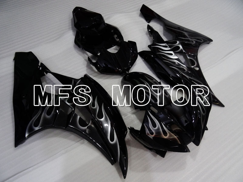 Yamaha YZF-R6 2006-2007 Injection ABS Fairing - Flame - White Black - MFS3820 - Fairings Kit
