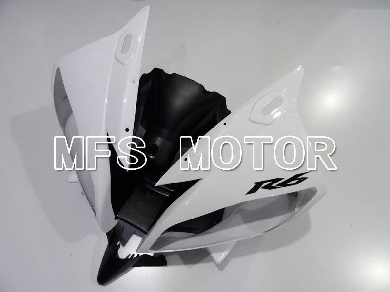 Yamaha YZF-R6 2006-2007 Injection ABS Fairing - Factory Style - White Black Matte - MFS3832 - Fairings Kit