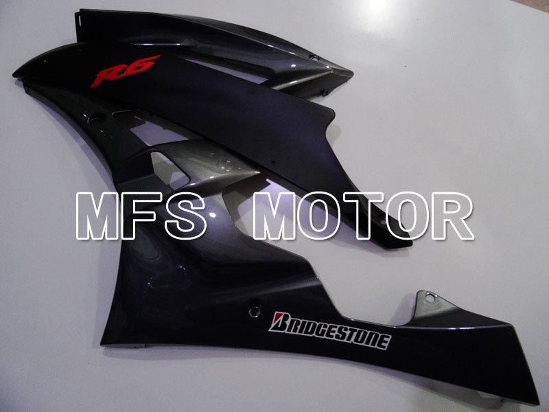 Yamaha YZF-R6 2006-2007 Injection ABS Fairing - Factory Style - Silver Black Matte - MFS3839 - Fairings Kit