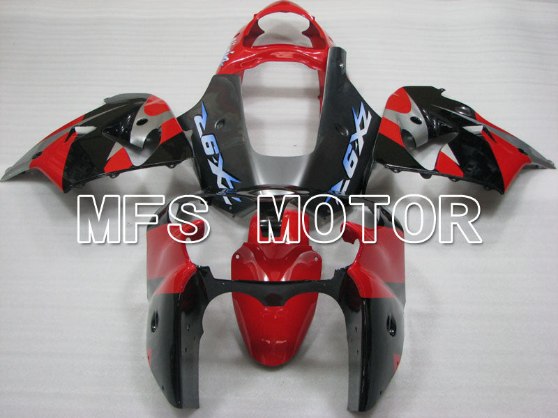 Kawasaki NINJA ZX9R 2000-2001 ABS Fairing - Factory Style - Black Silver Red - MFS3840 - Fairings Kit