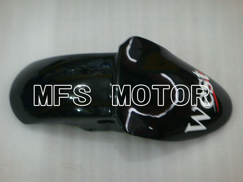 Kawasaki NINJA ZX9R 2000-2001 ABS Fairing - West - Black White - MFS3845 - Fairings Kit