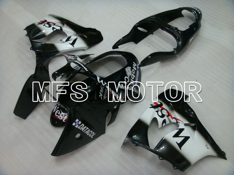 Kawasaki NINJA ZX9R 2000-2001 ABS Fairing - West - Black White - MFS3845 - Fairings Kit