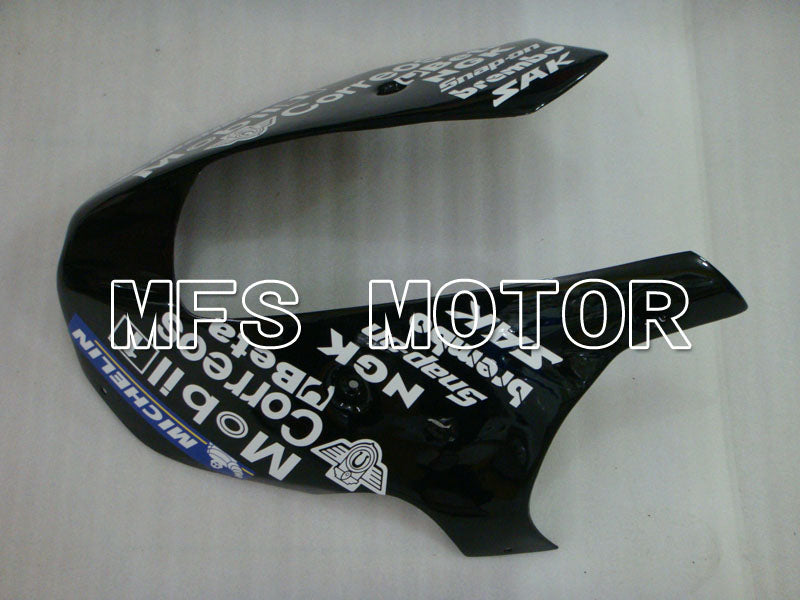 Kawasaki NINJA ZX9R 2000-2001 ABS Fairing - West - Black White - MFS3845 - Fairings Kit