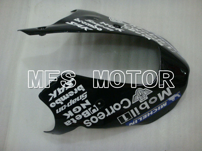 Kawasaki NINJA ZX9R 2000-2001 ABS Fairing - West - Black White - MFS3845 - Fairings Kit