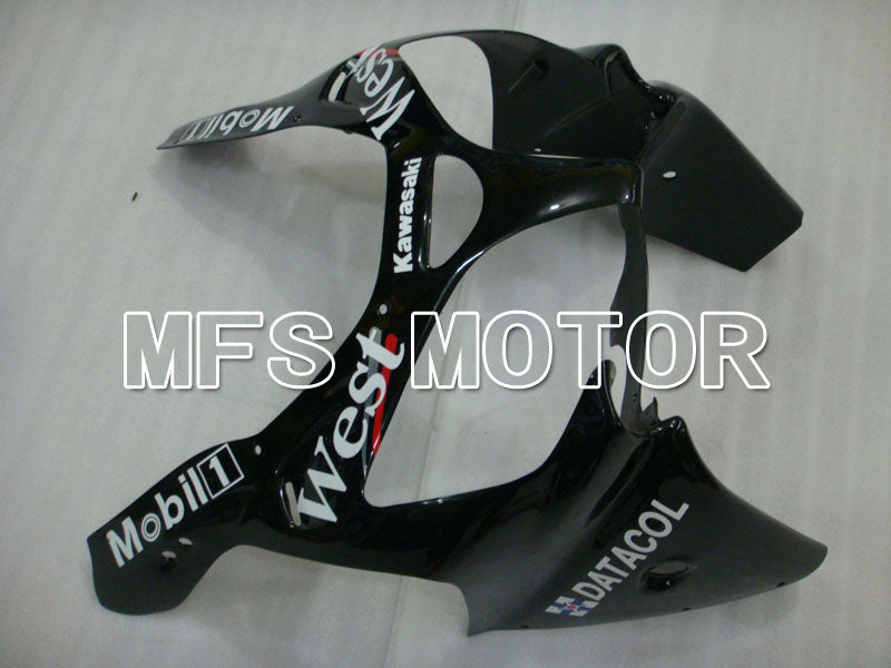 Kawasaki NINJA ZX9R 2000-2001 ABS Fairing - West - Black White - MFS3845 - Fairings Kit