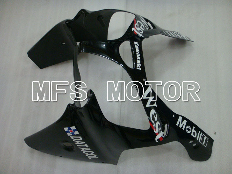 Kawasaki NINJA ZX9R 2000-2001 ABS Fairing - West - Black White - MFS3845 - Fairings Kit