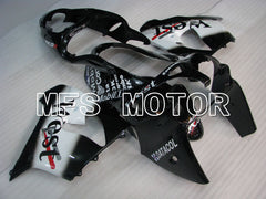Kawasaki NINJA ZX9R 2000-2001 ABS Fairing - West - Black White - MFS3866 - Fairings Kit