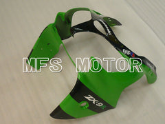 Kawasaki NINJA ZX9R 2002-2003 ABS Fairing - Monster - Black Green - MFS3870 - Fairings Kit