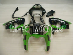 Kawasaki NINJA ZX9R 2002-2003 ABS Fairing - Monster - Black Green - MFS3870 - Fairings Kit