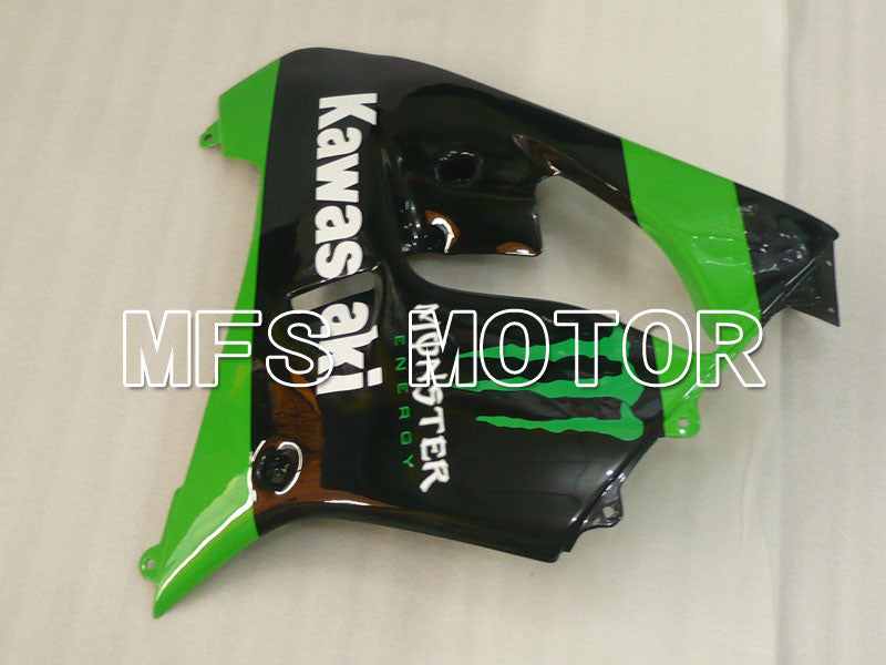 Kawasaki NINJA ZX9R 2002-2003 ABS Fairing - Monster - Black Green - MFS3870 - Fairings Kit