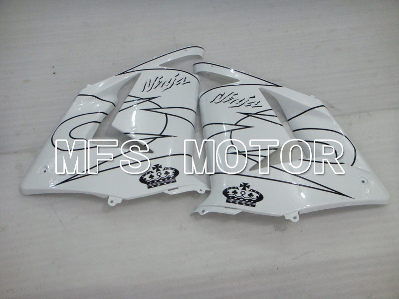 Kawasaki NINJA ZX10R 2004-2005 Injection ABS Fairing - Corona - White - MFS3940 - Fairings Kit