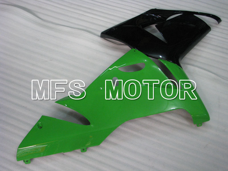 Kawasaki NINJA ZX10R 2004-2005 Injection ABS Fairing - Factory Style - Black Green - MFS3942 - Fairings Kit